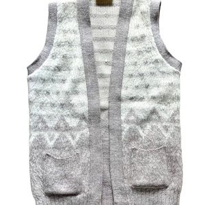 Vintage Icelandic Nordic 100% Wool Vest